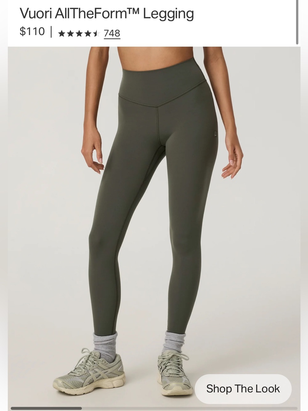 NWT Vuori All the Form leggings